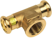 BONFIX-Press - RK GAS - T-stuk - 15 x 1 -2" - binnendraad x 15 mm - Gastec keur