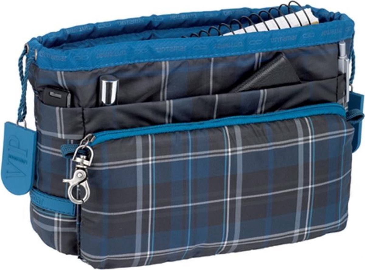 Tasorganizer vip tartan blue