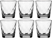 9x Kaleido waterglazen set 240 ml transparant - Keukenbenodigdheden - Glazen - Drinkglazen
