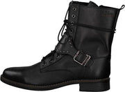 s.Oliver Veterboots 5-5-25104-21 - Zwart - Biker Boots / Damesschoenen - Maat: 36