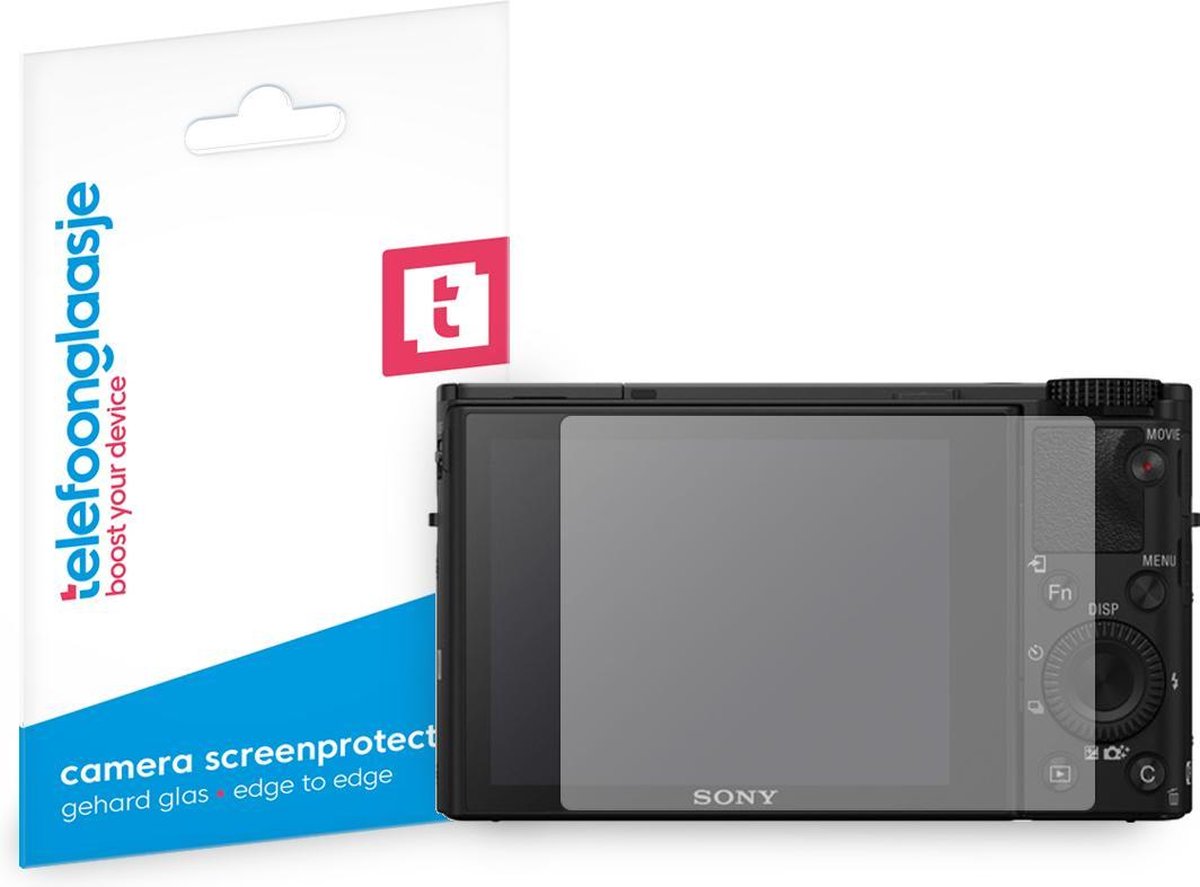 Sony RX100 IV screenprotector gehard glas