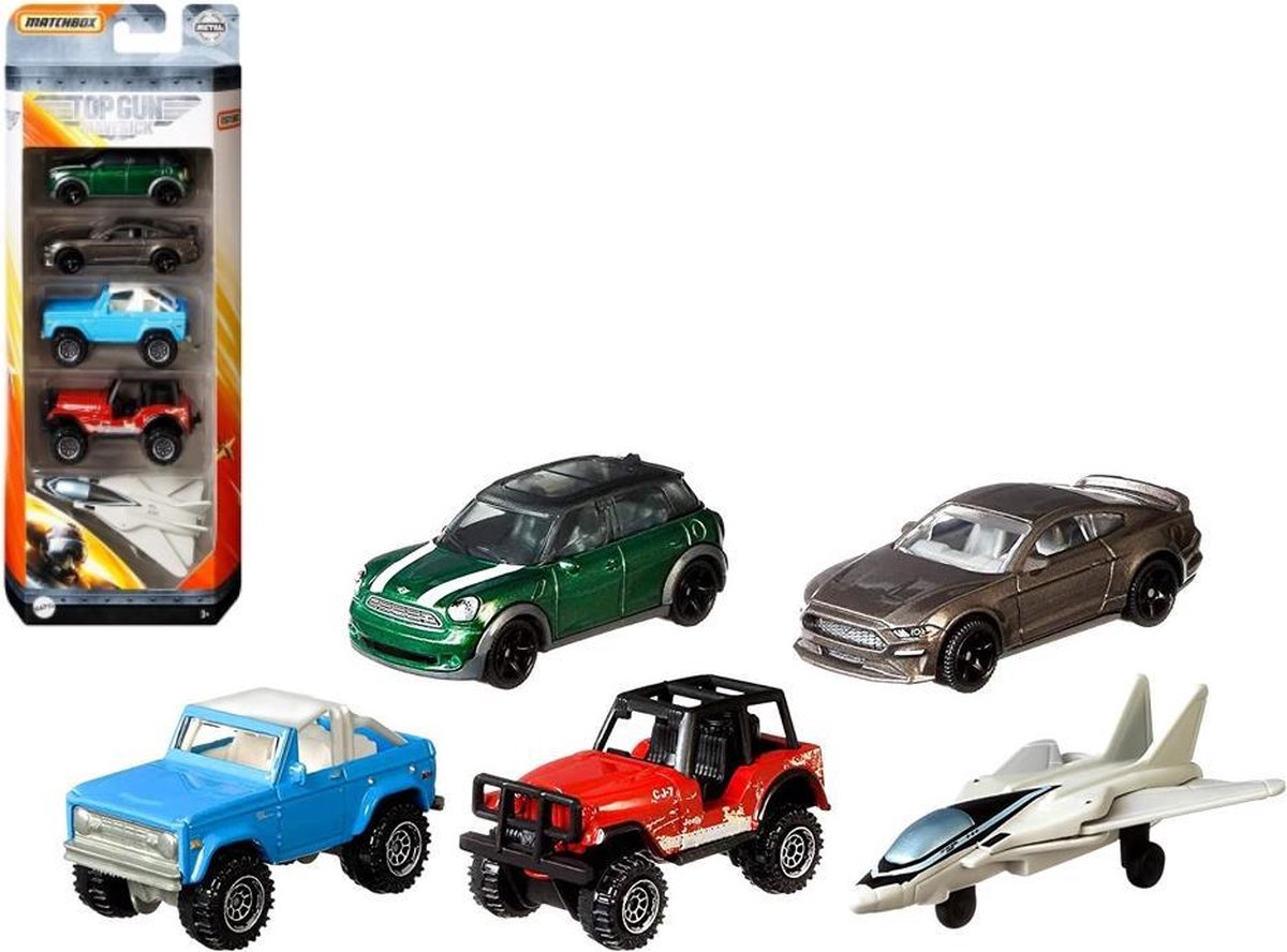 Matchbox - Top gun - 5 pack - Maverick - Van Mattel