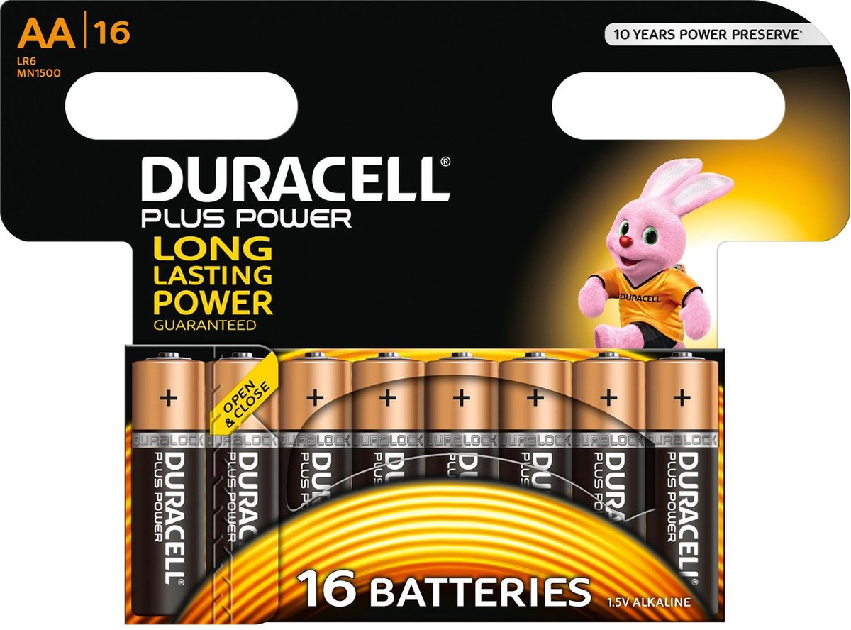 Duracell AA Plus Power Batterijen