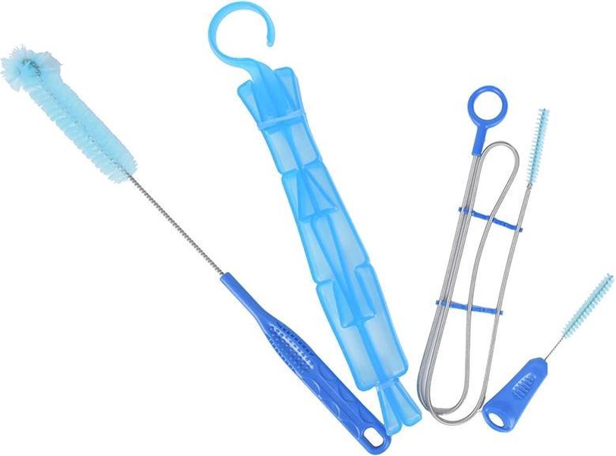Schoonmaak Set Waterzak - Drinkzak Onderhoud - Rugzak Drink Tas Cleaning Set - Drinkslang en Waterzak Reinigen - Fiets - Mountainbike - Wandelen