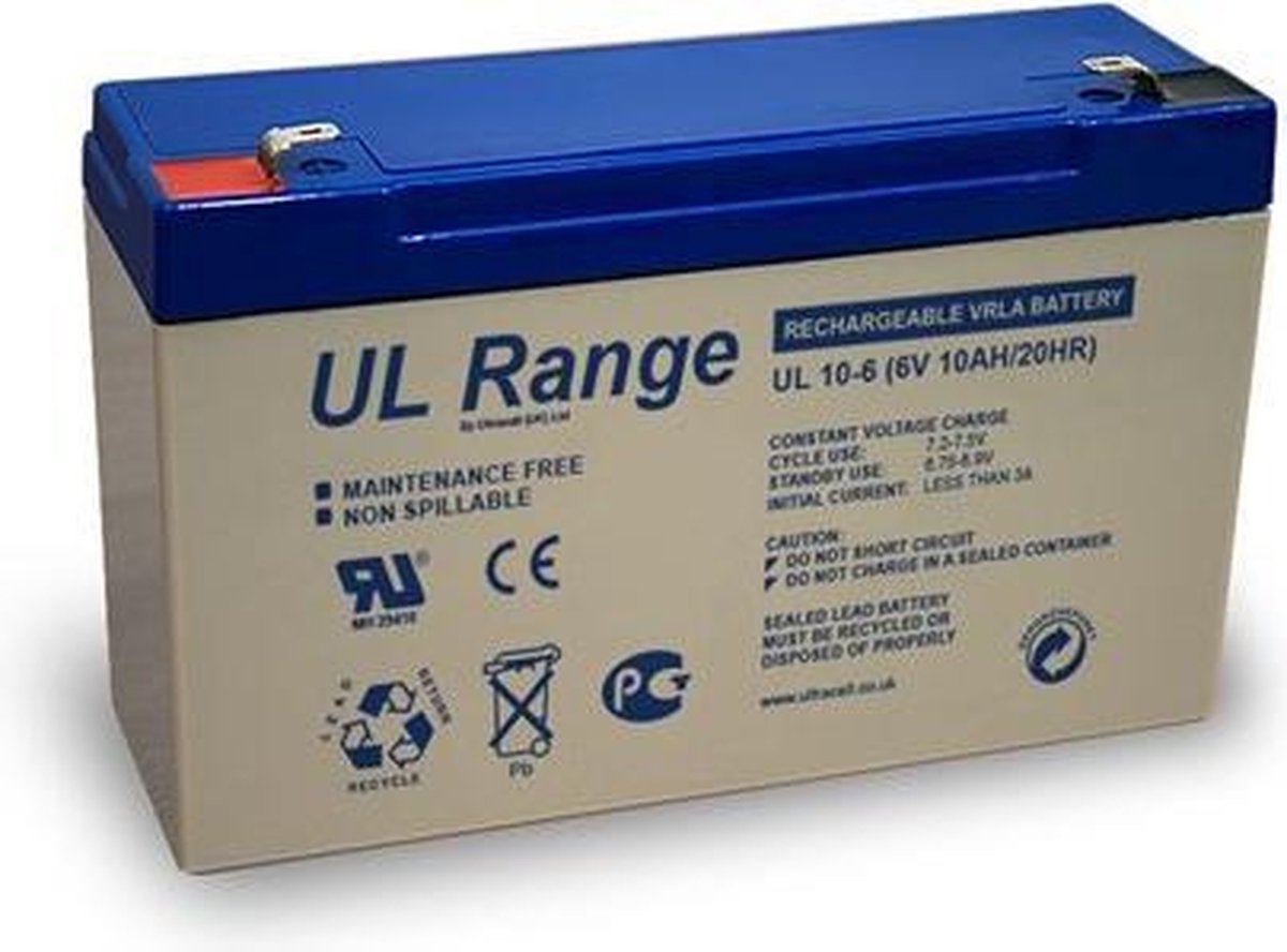 Loodaccu Ultracell UL 6v 10000mAh