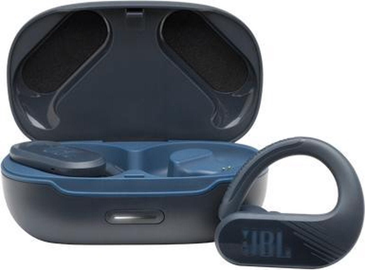 JBL Endurance Peak II - Blauw - Draadloze In-Ear Oordopjes
