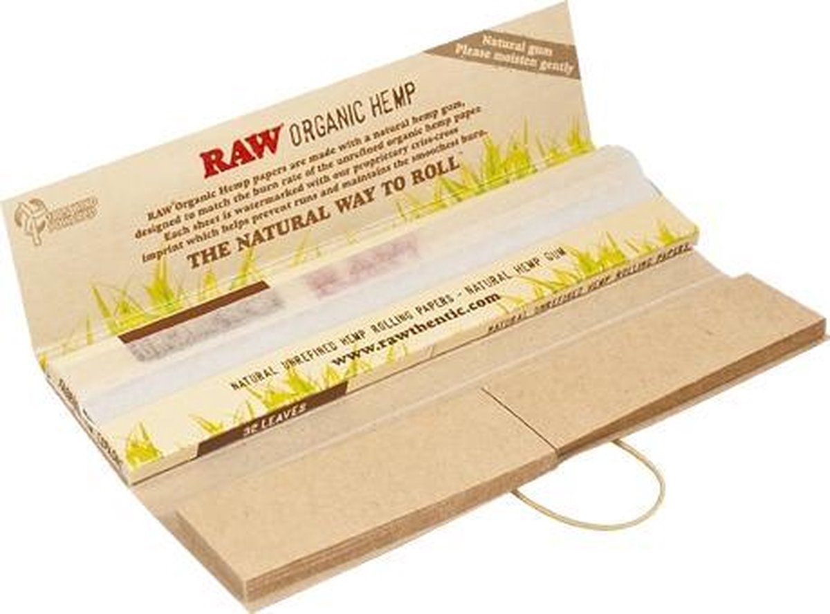 Raw organic connoisseur k.s. Slim + tips 24 pks/32l