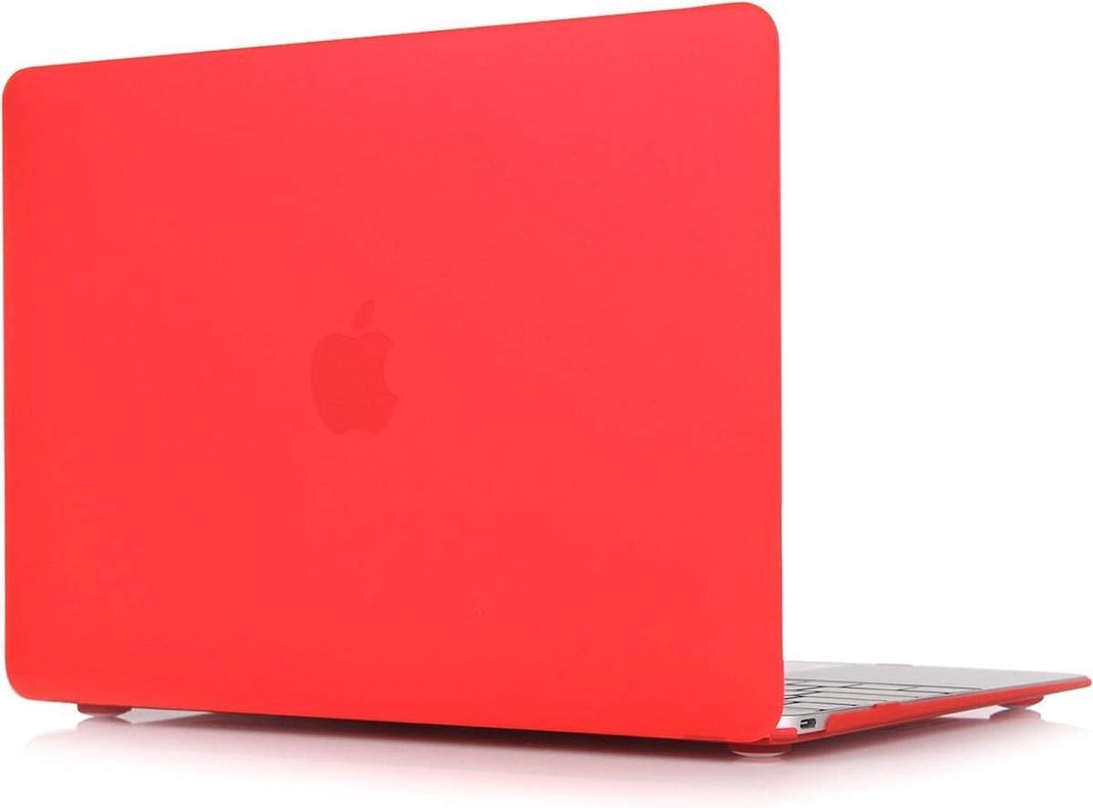Mobigear Hardshell Case Mat Rood Macbook Air 13 inch Retina USB-C
