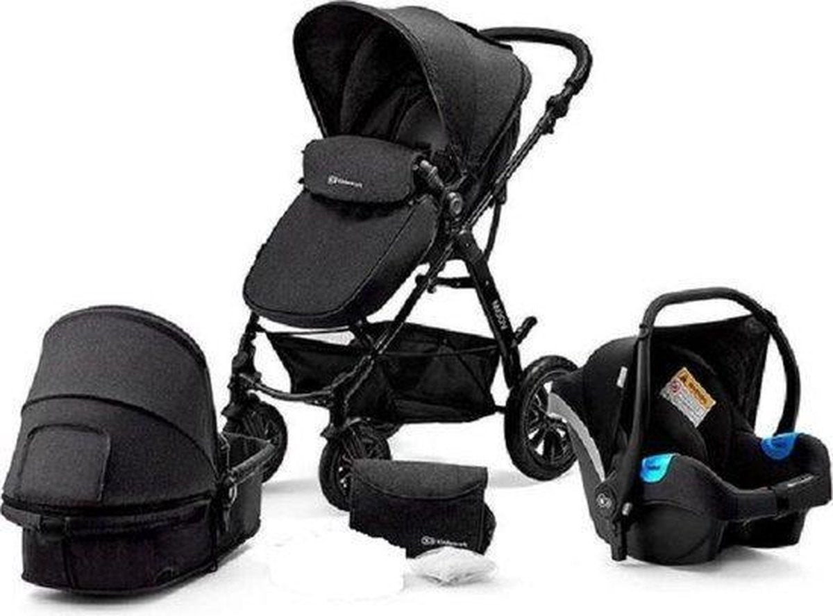 Kinderkraft Moov 3 in 1 Kinderwagen - Inclusief Autostoel - Black