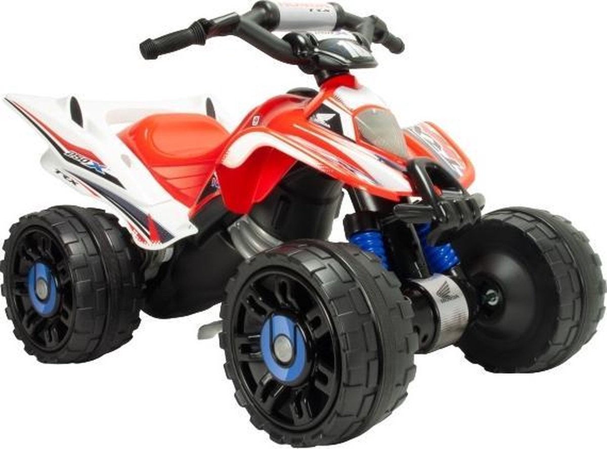 Injusa Accuvoertuig Quad Honda Atv Jongens 12v 92 Cm Rood/wit