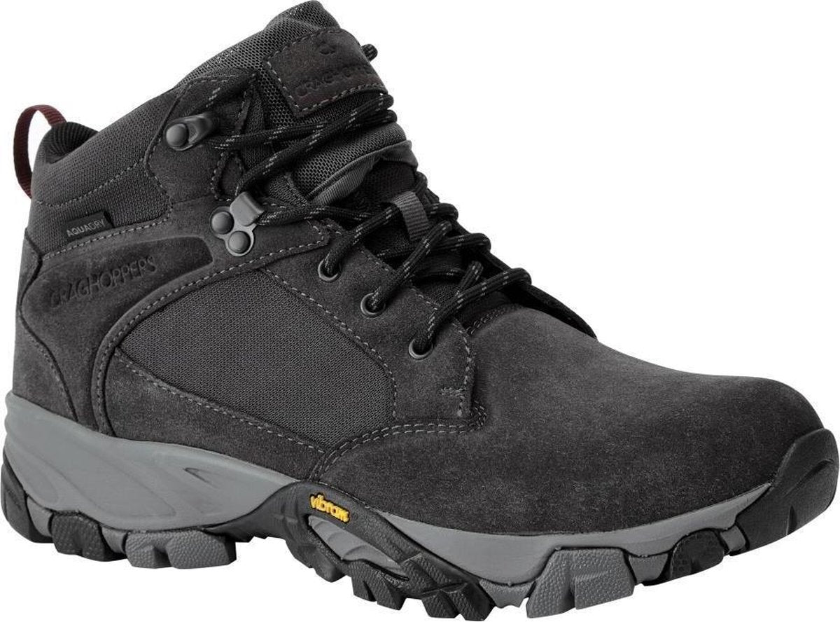 Craghoppers Wandelschoenen Salado Mid Heren Suede Grijs Mt 40