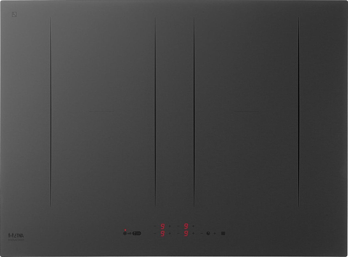 ETNA KIF672DS - Inductie kookplaat - 1/2 fasen - Mat zwart