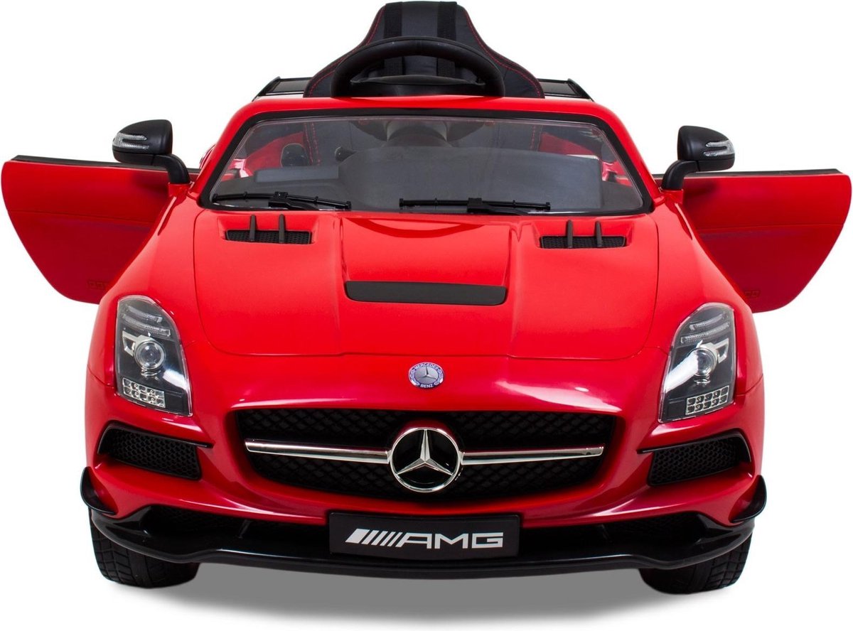 Mercedes AMG SLS Elektrische Kinderauto - Accu Auto - Sterke Accu - Afstandbediening - Rood