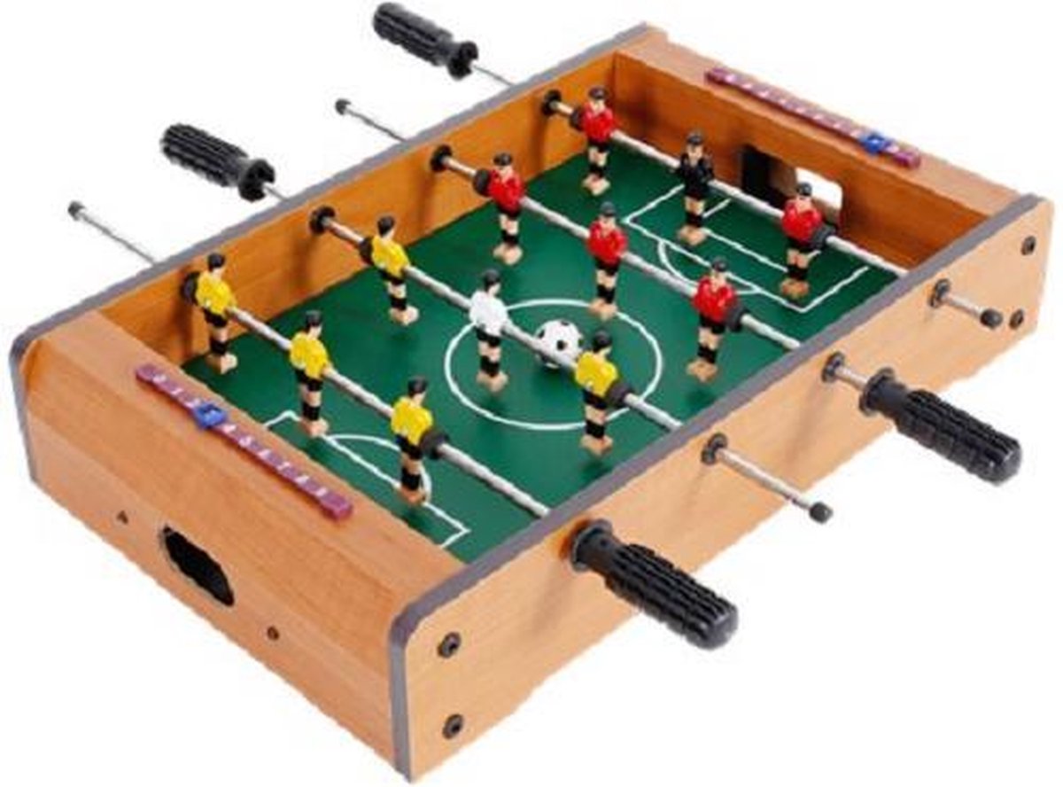 Tafelvoetbal-Inclusief 2 ballen I Table Football I  50.5 X 31.5 X 9.5 cm