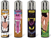 Clipper Aansteker - Wild Mouth - 4 stuks