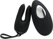 Dorr rabbit vibrerend eitje + opleg vibrator OZZY - zwart