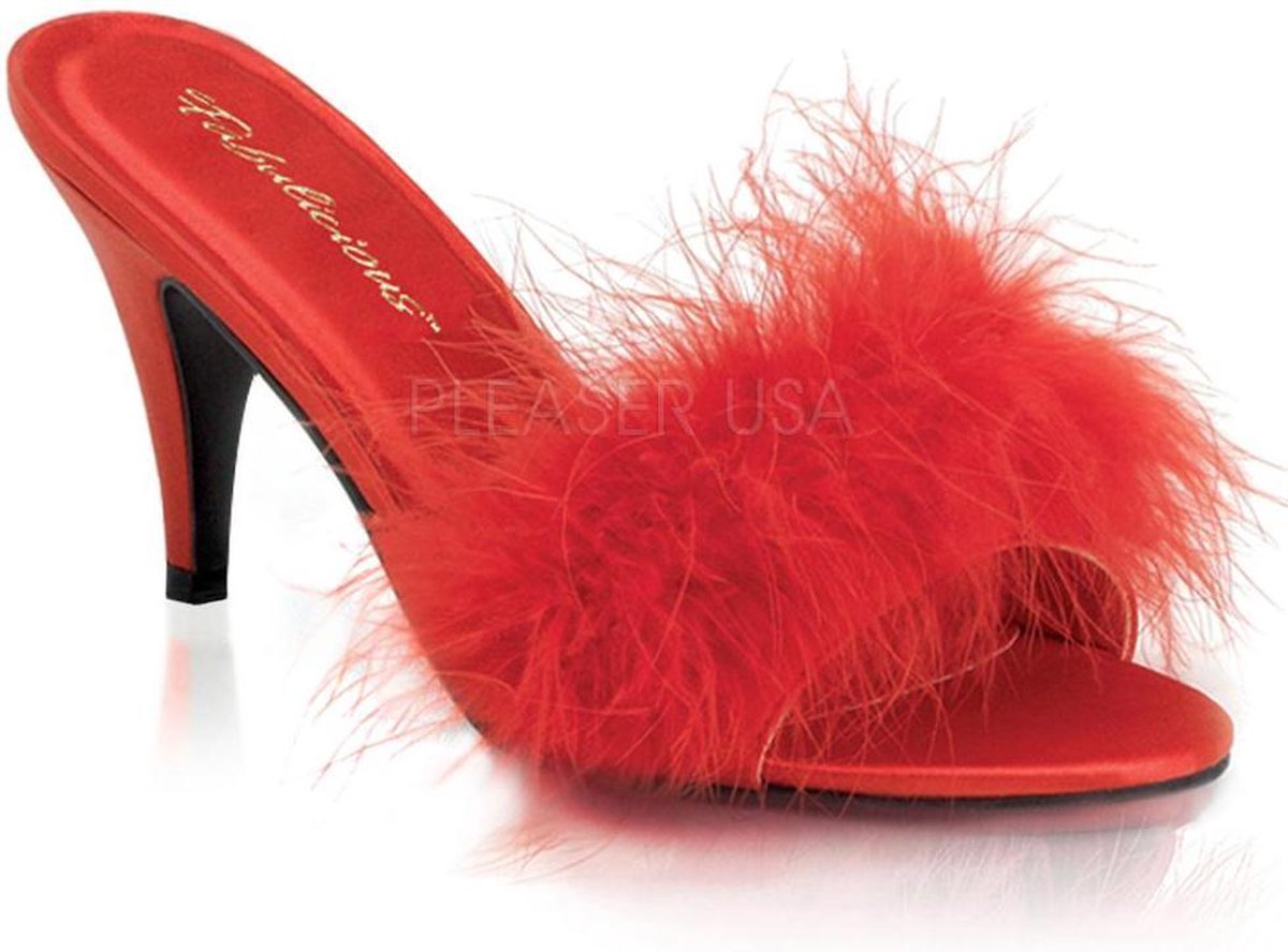 Fabulicious Muiltjes met hak -39 Shoes- AMOUR-03 US 9 Rood