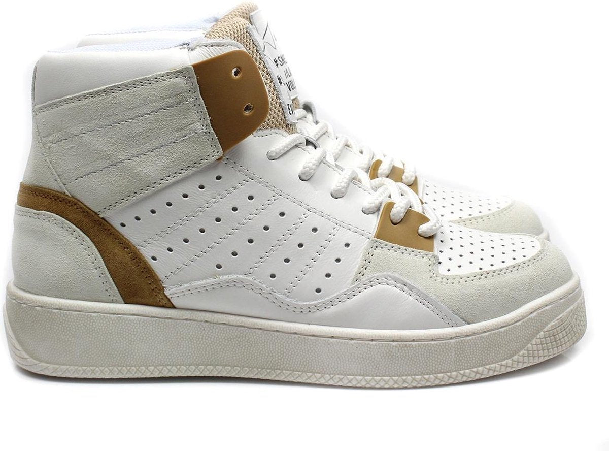 Toral 12406 dames sneaker boots wit / combi