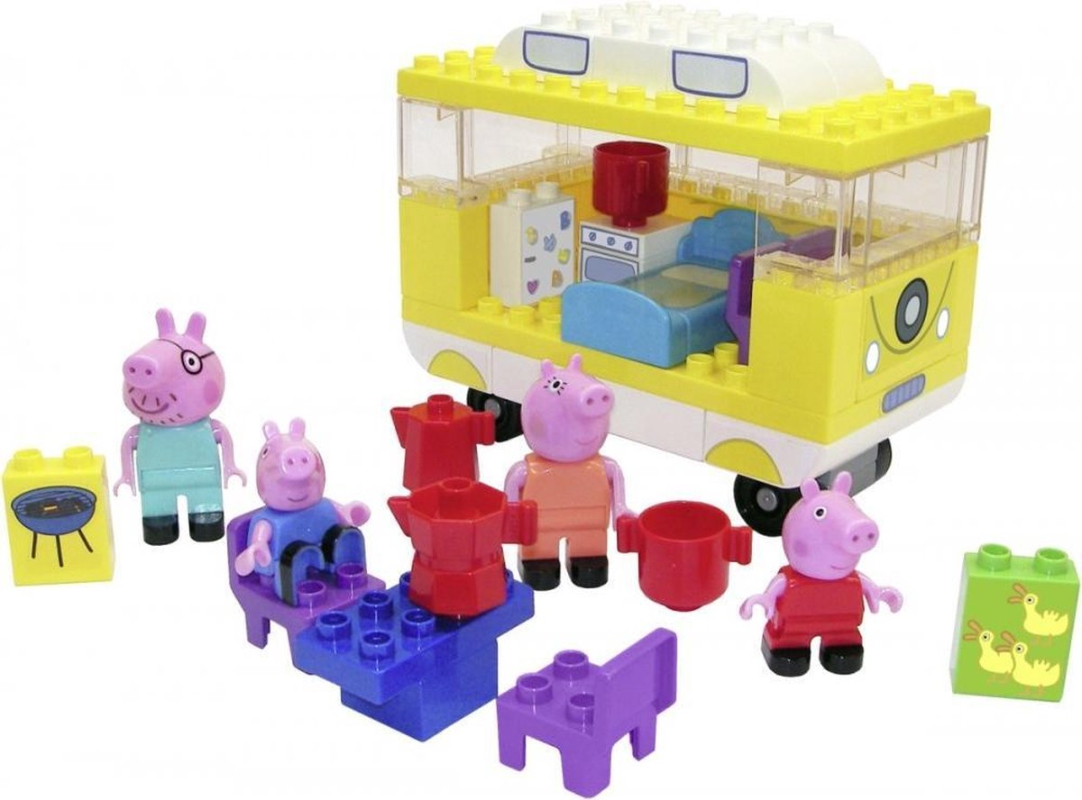 BIG Bloxx Peppa Pig Camper - Constructiespeelgoed