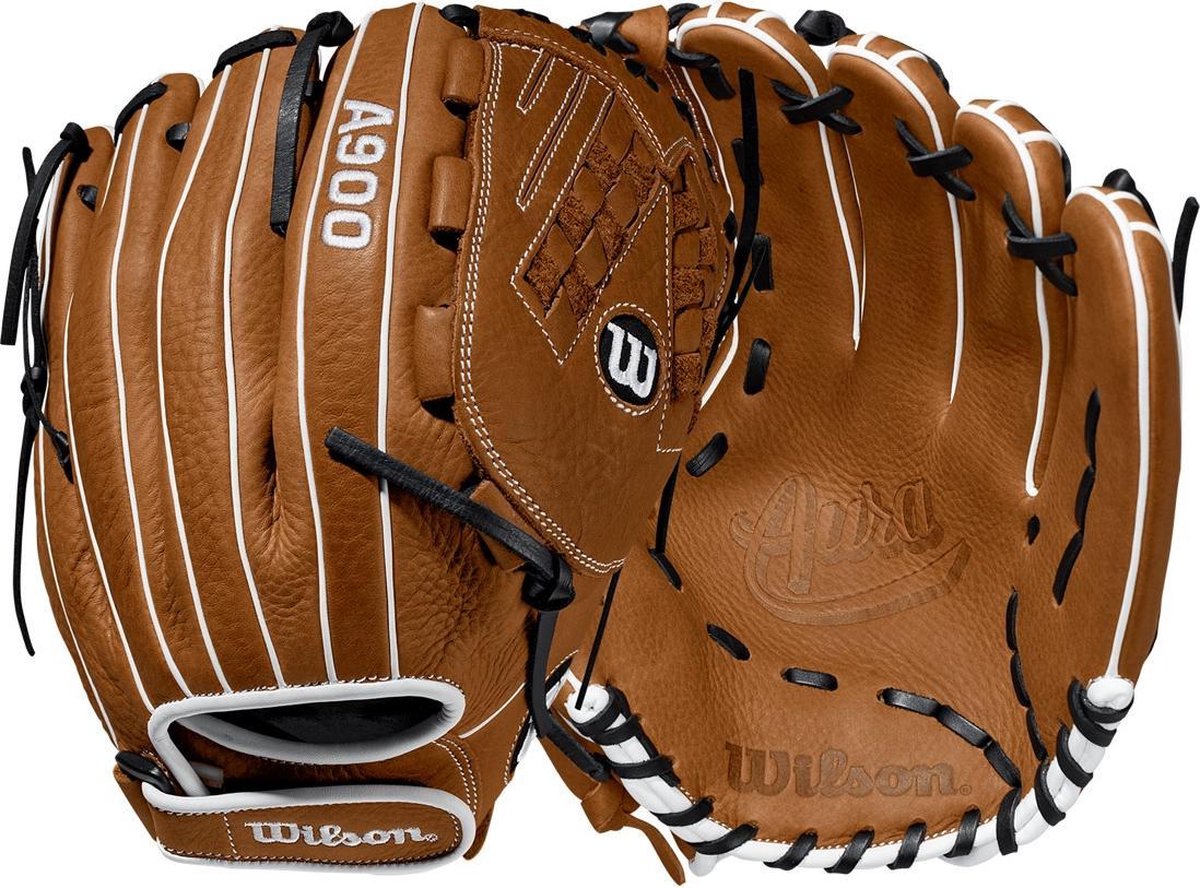 Wilson - Honkbal - Honkbal HandschoenA900 Aura FP Softbalhandschoen - Bruin - 12