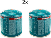 Gasblik | Gasbus |Camping Gasvulling |Gas Cartridge | Butaan Gas |190g |2 stuks