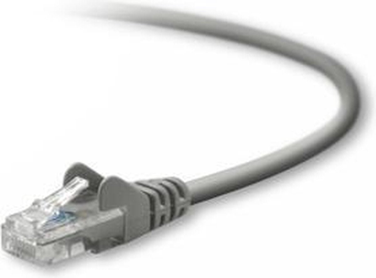 Belkin A3L791B10M-S - Cat 5 UTP-kabel - RJ45 - 10 m - Grijs