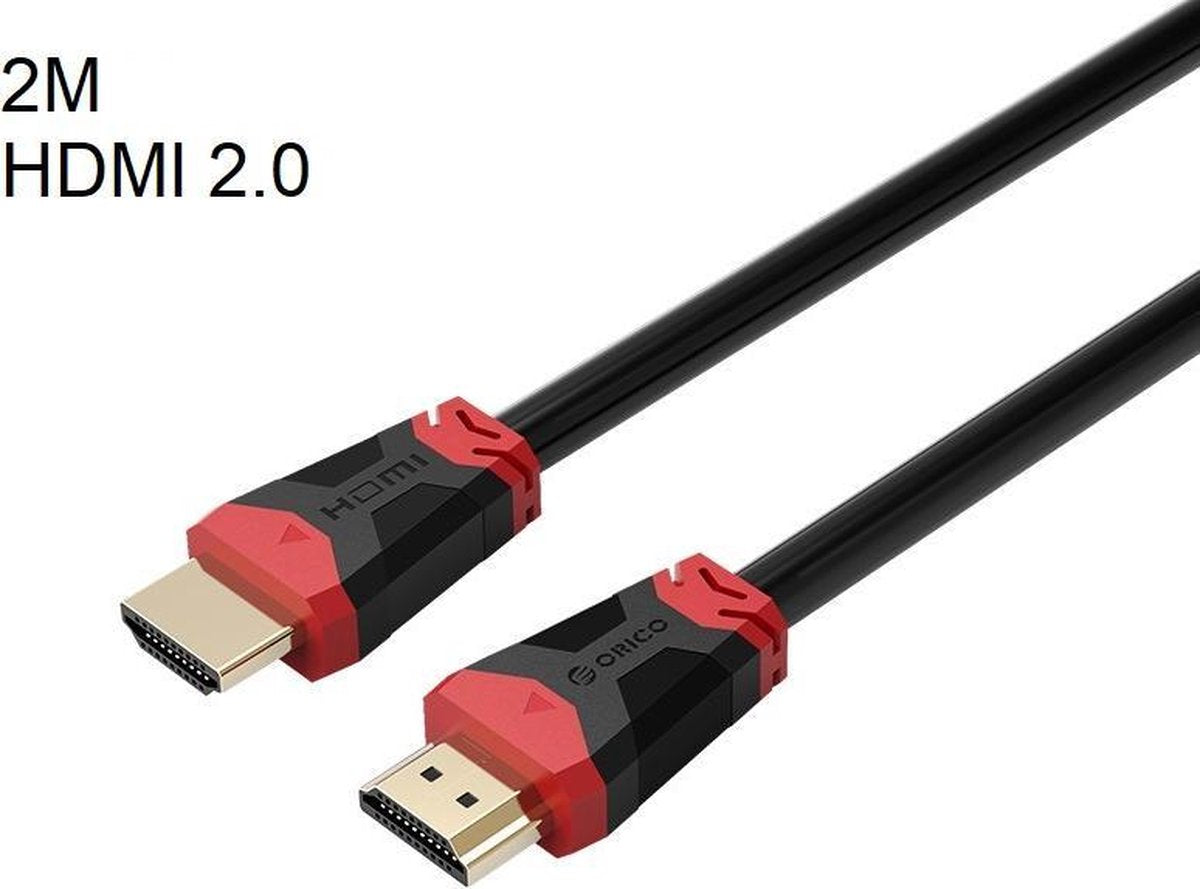 Orico HDMI 2.0 kabel 4K @60Hz - High Speed HDMI® - 2M - Zwart