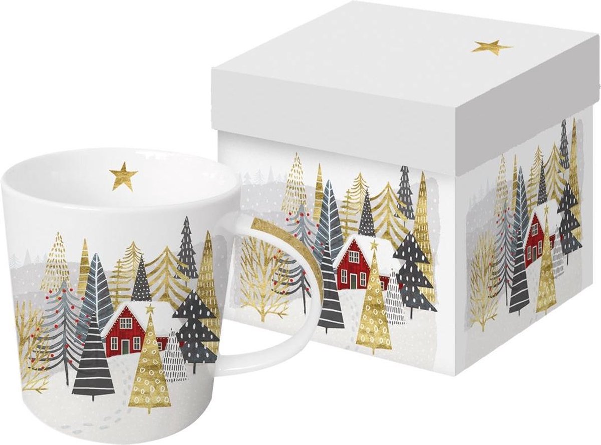 PPD | beker in geschenkdoos | Mountain lodge