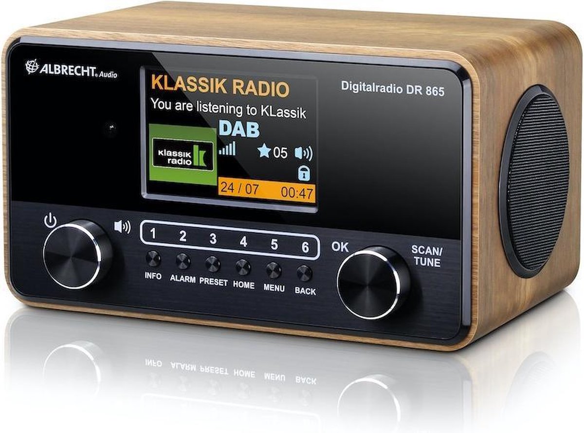 Albrecht DR 865 Senior DAB+ en FM-radio