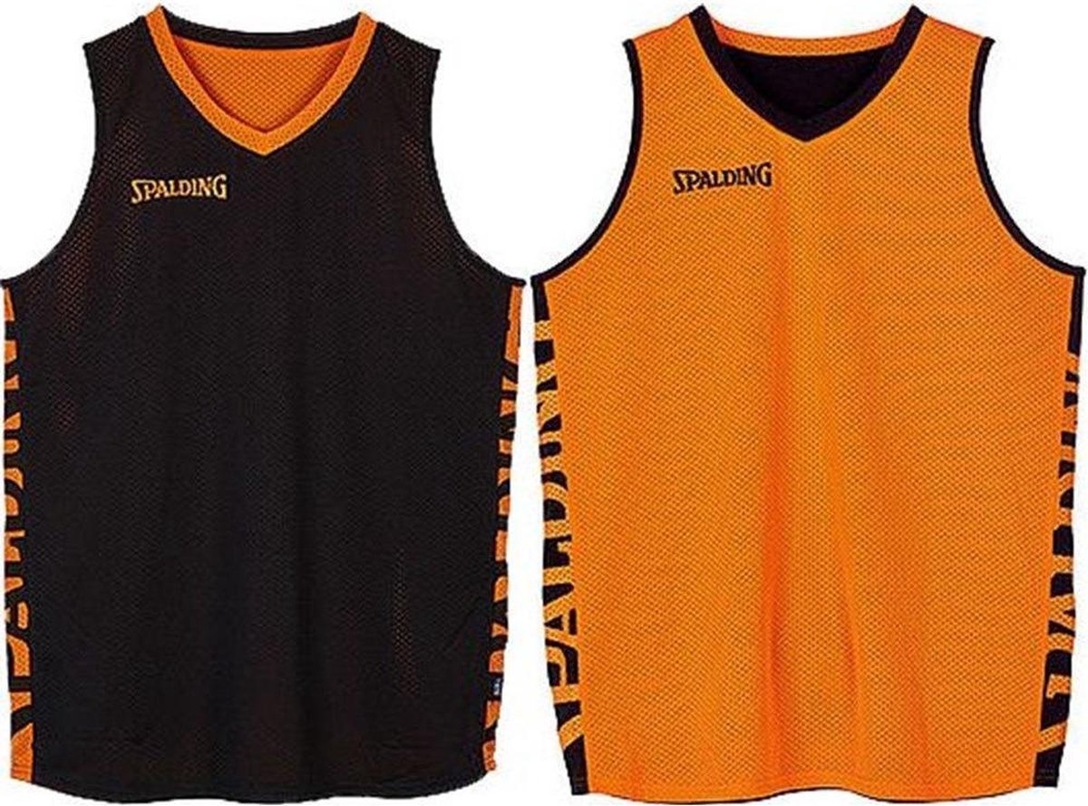 Spalding Essential 2.0 Reversible Shirt - Zwart / Oranje | Maat: M