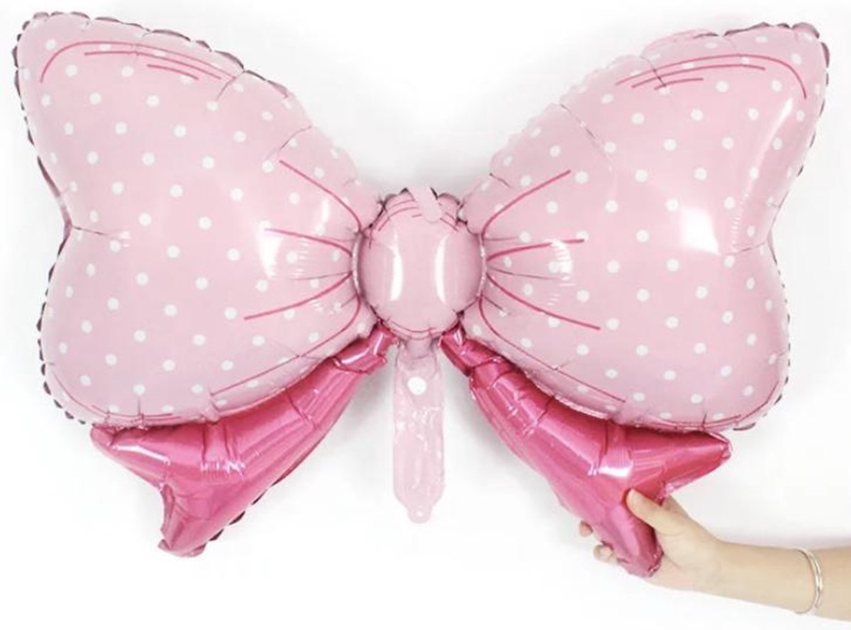 Roze-Strik-Folie-Ballon