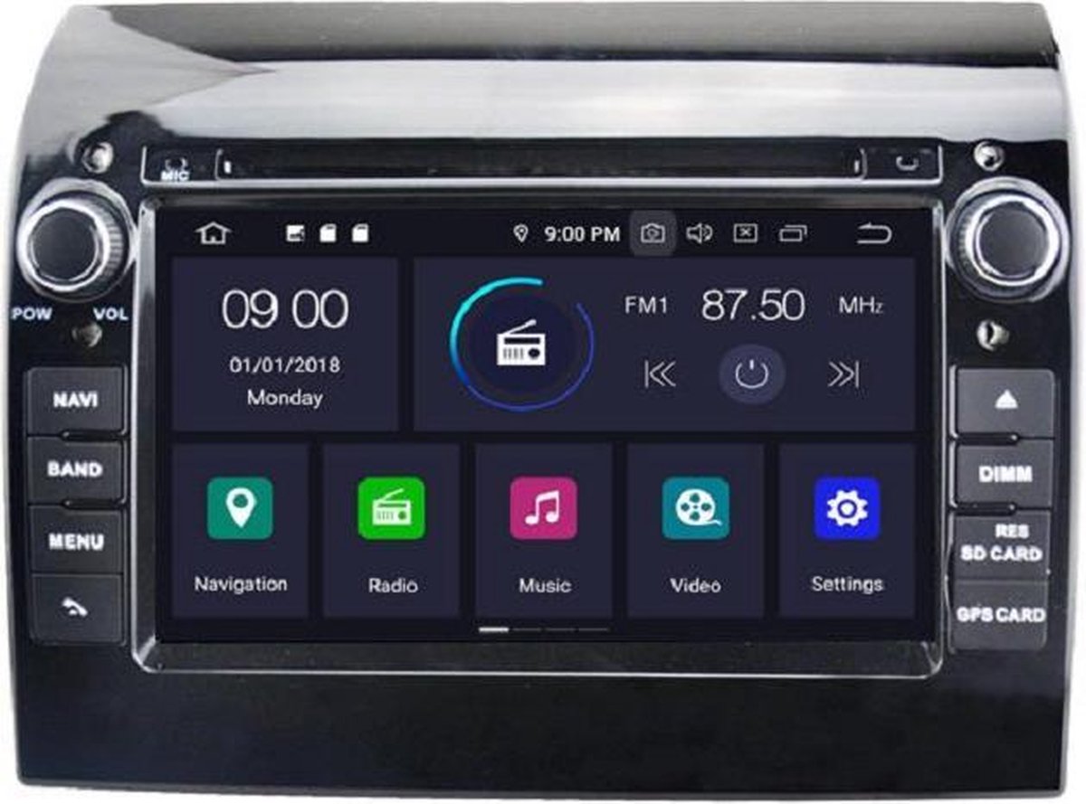 RV5586 Android 10 navigatie fiat ducato dvd carkit usb  4+64GB