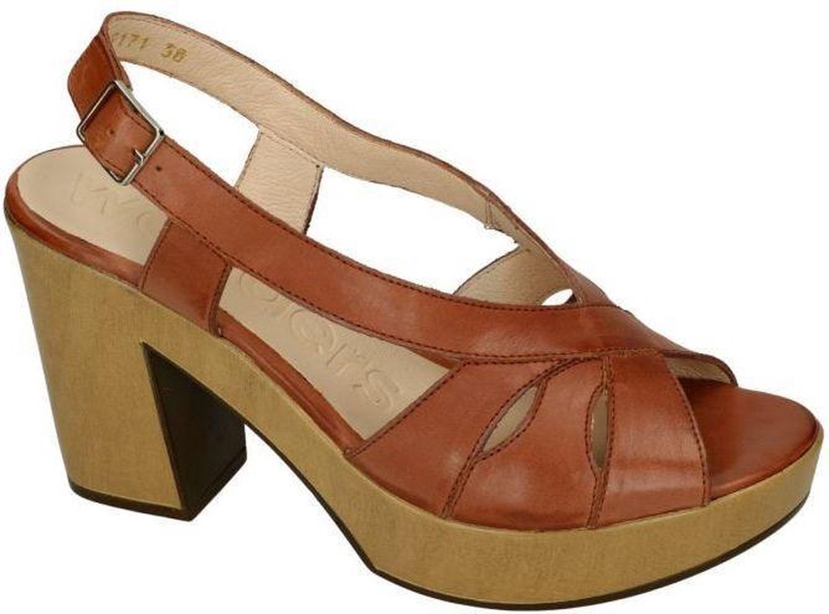 Wonders -Dames -  bruin - sandalen - maat 38