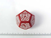 D12 Hit location Dice - Rood