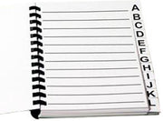 Slechtziend Grootletter Adresboek / Grootletter Telefoonboek A4