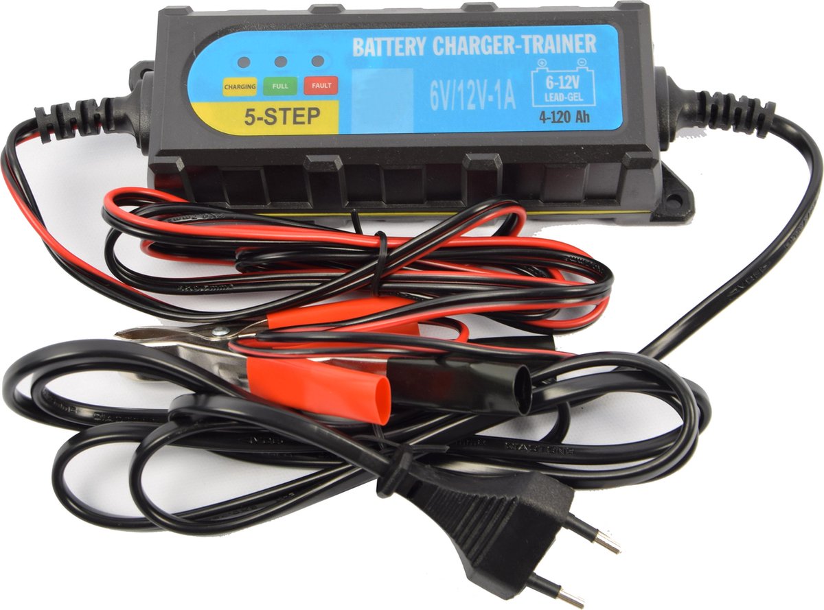 Accu druppel oplader 6 - 12 volt - Accu oplader
