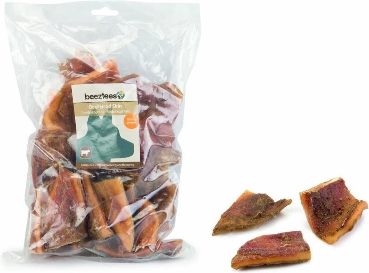 DeliSnacks runderkophuidstukjes.