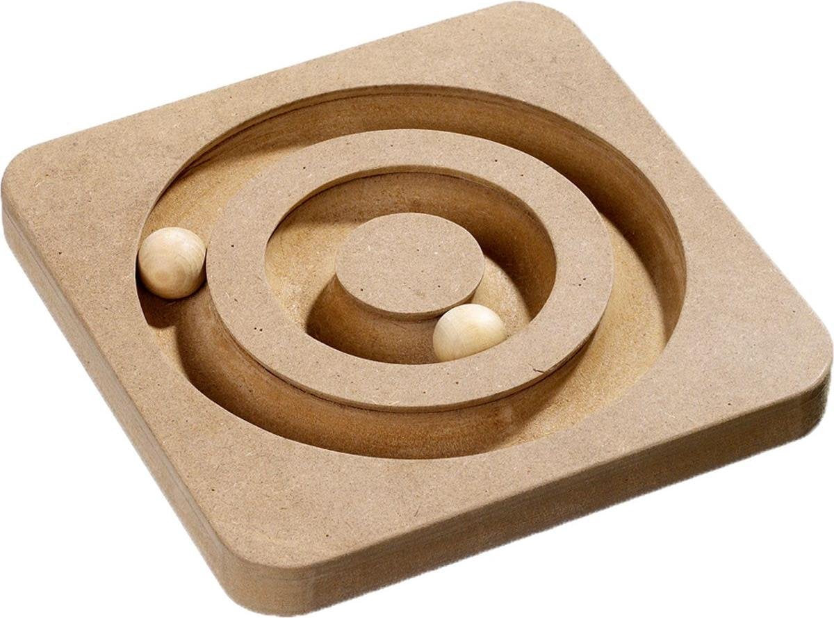 Kattenspeelgoed Brain Train Cirkel - Hout - 19 x 19 cm