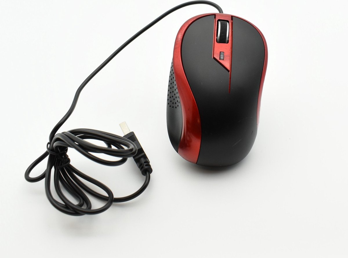 optical-mouse-met-draad-usb-ergonomics-design-rood