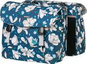 Basil Magnolia Dubbele fietstas - Blauw - 35 Liter