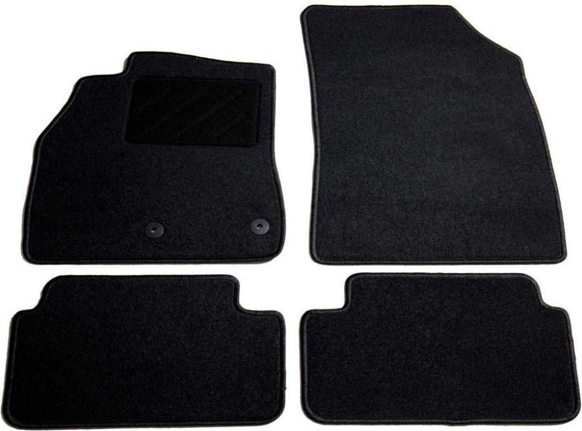Automatten - Renault Megane III Estate - 4-delige set - Zwart