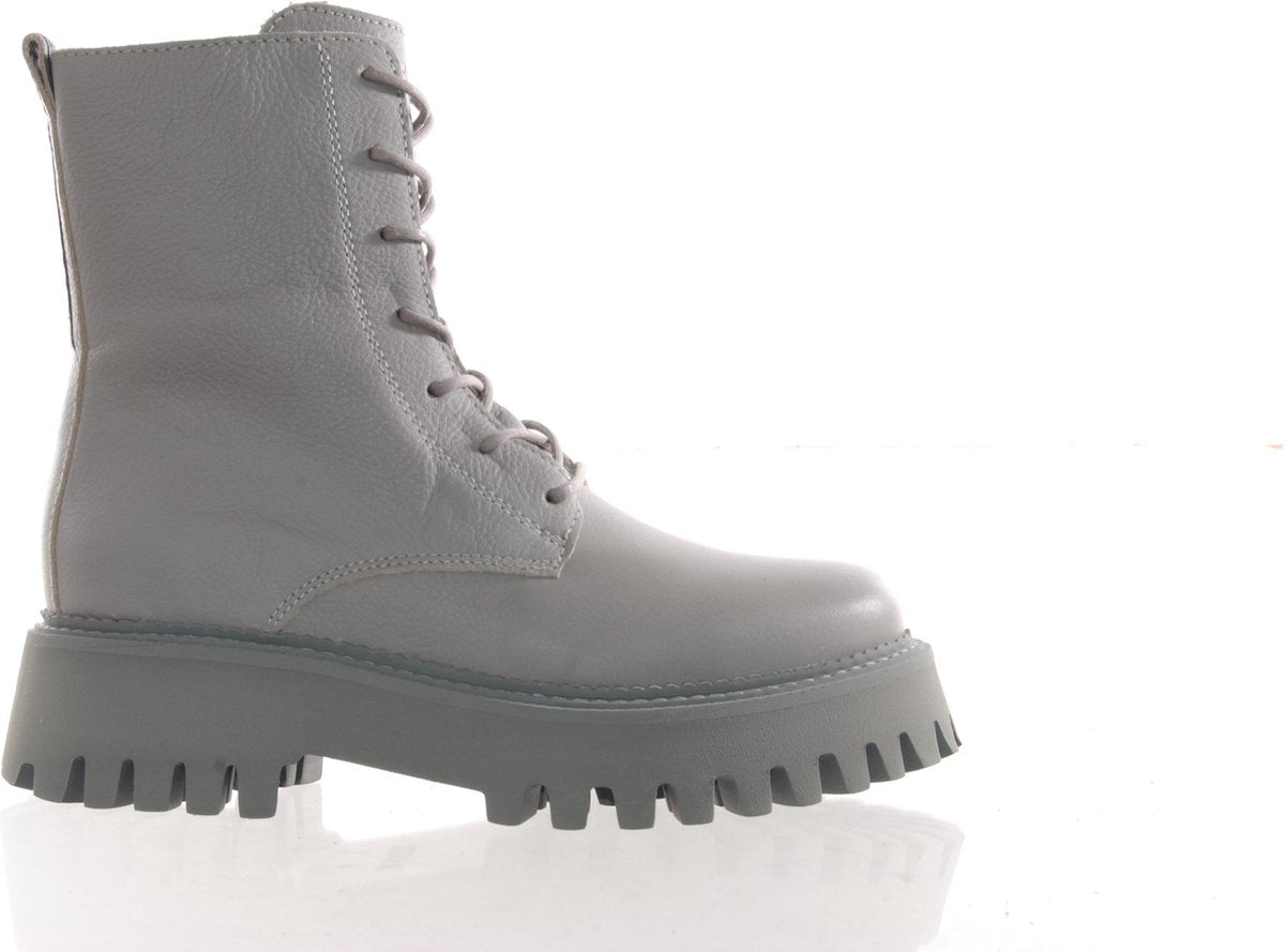 BRONX dames veterboot Groov-y 47283 - grijs - maat 39