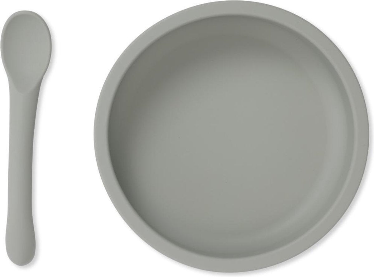 Konges Sløjd siliconen servieskom & lepel Topanga beach - Kindersercies - Kommetje - Bowl