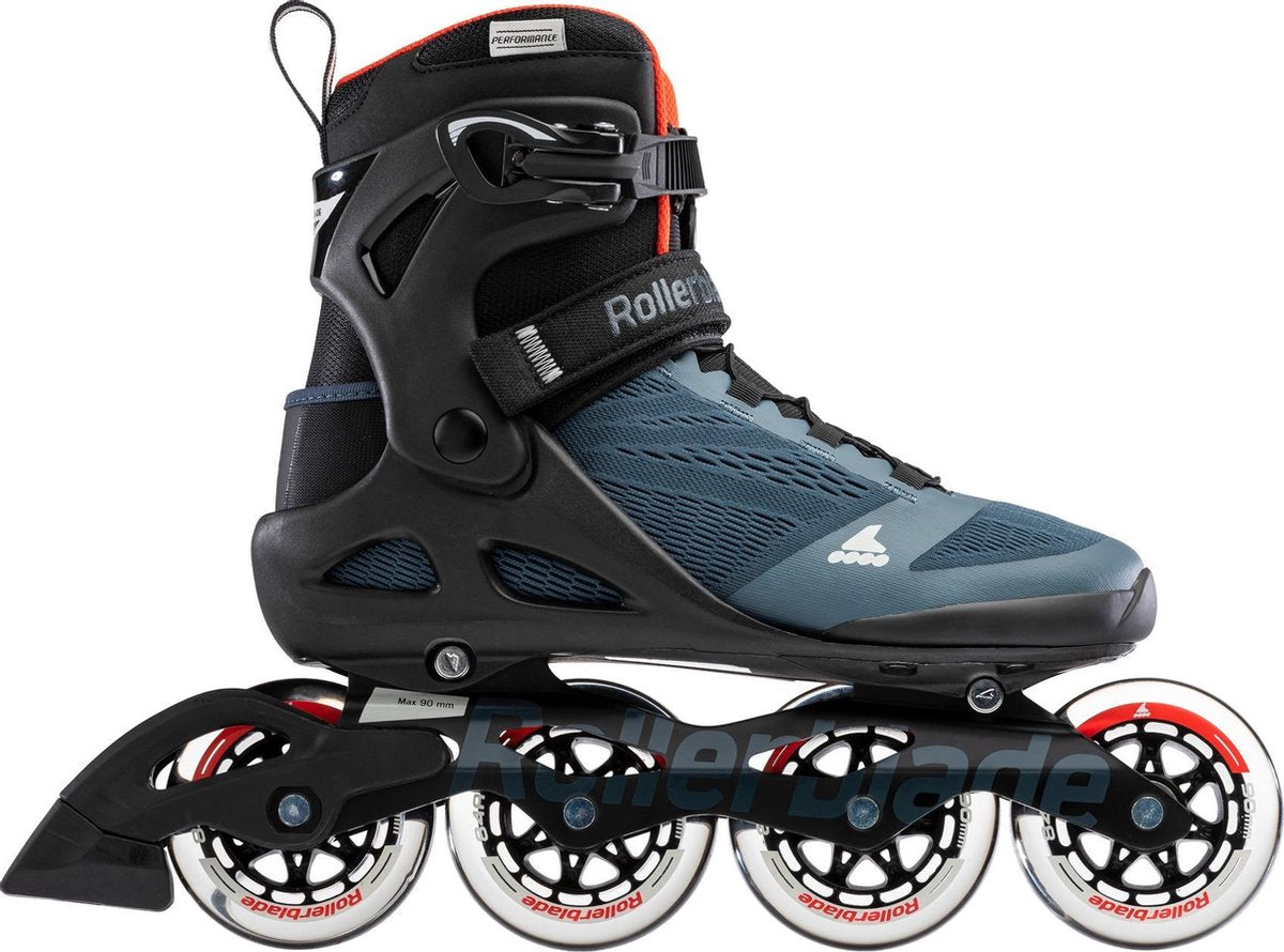 Rollerblade Inlineskates - Maat 44.5 - Mannen - donker blauw/zwart/oranje