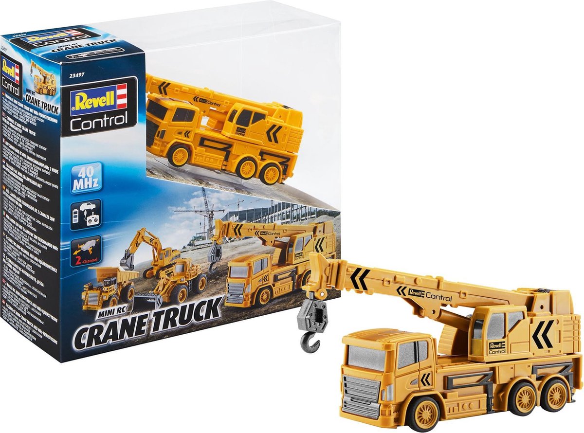 Revell 23497 radiografisch bestuurbaar landvoertuig - Grote kraanwagen Elektromotor