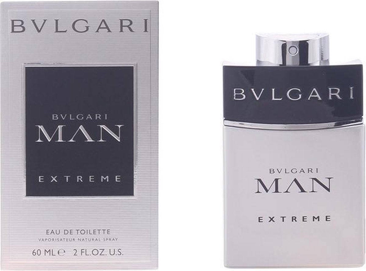 MULTI BUNDEL 2 stuks BVLGARI MAN EXTREME eau de toilette spray 60 ml