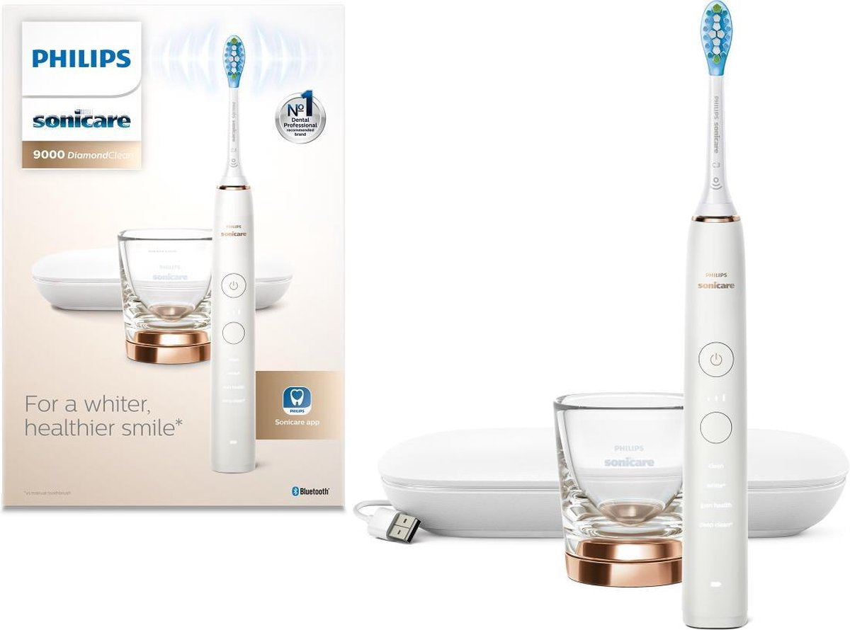 Philips Sonicare DiamondClean 9000 HX9911/94 - Luxe elektrische tandenborstel - Rosé goud