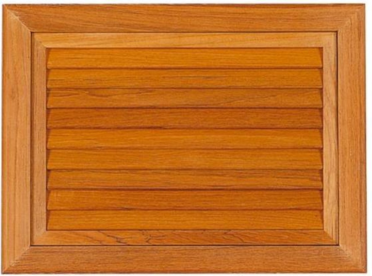 ARC Marine openklapbaar teakhouten Ventilatierooster 39