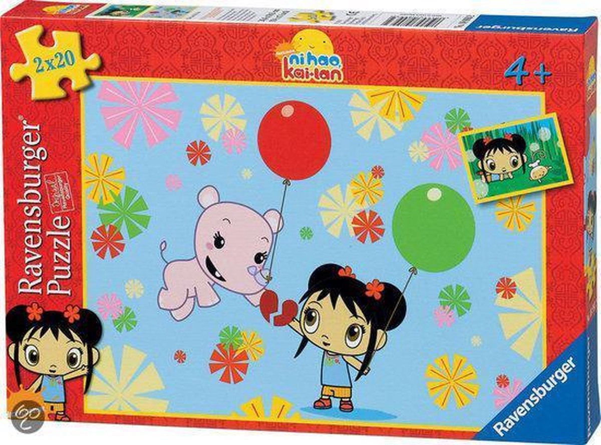 Ravensburger 2-in-1 Puzzel - Kai-Lan & Lulu