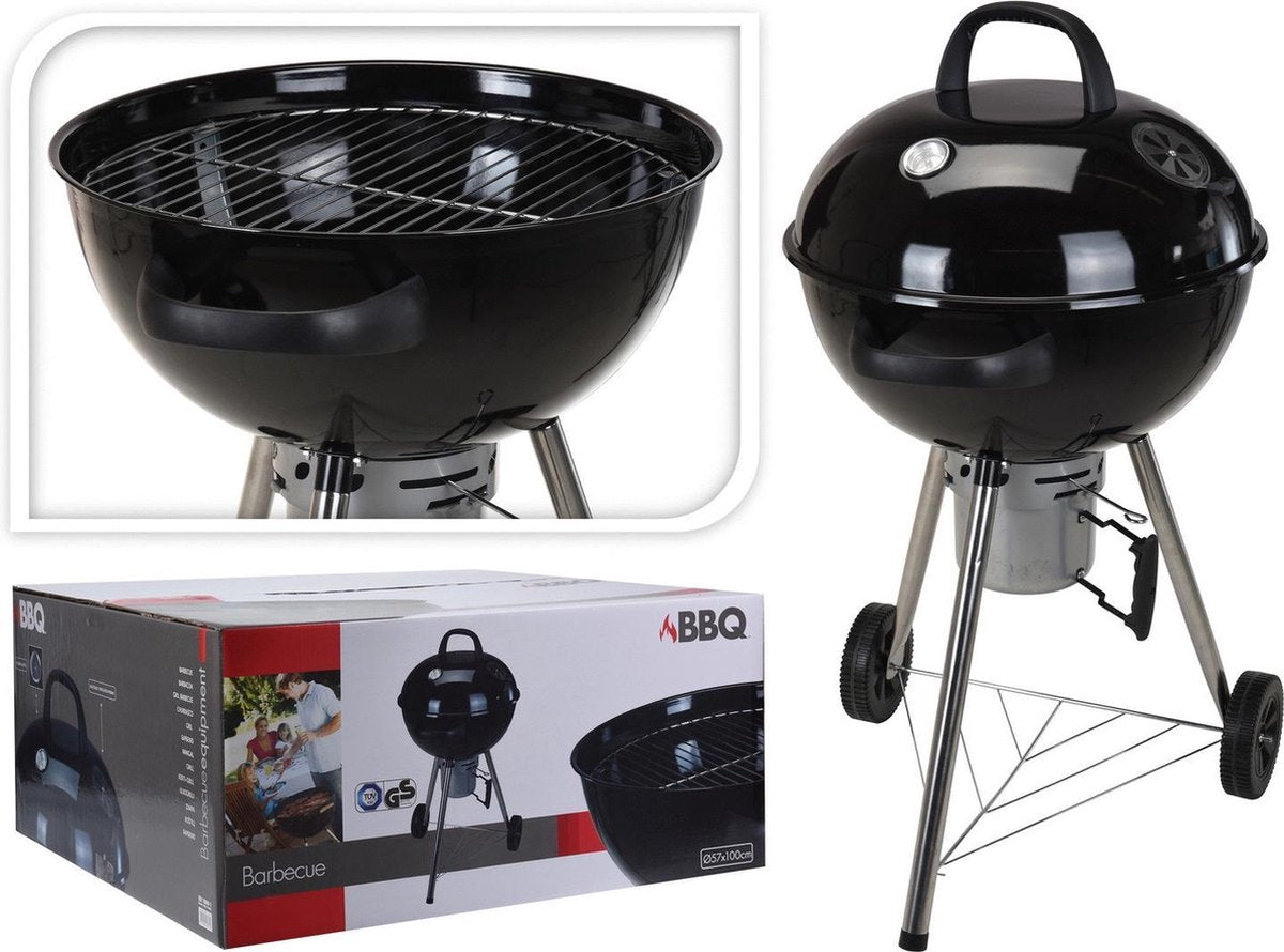 Barbecue met asopvangbak 57x100cm